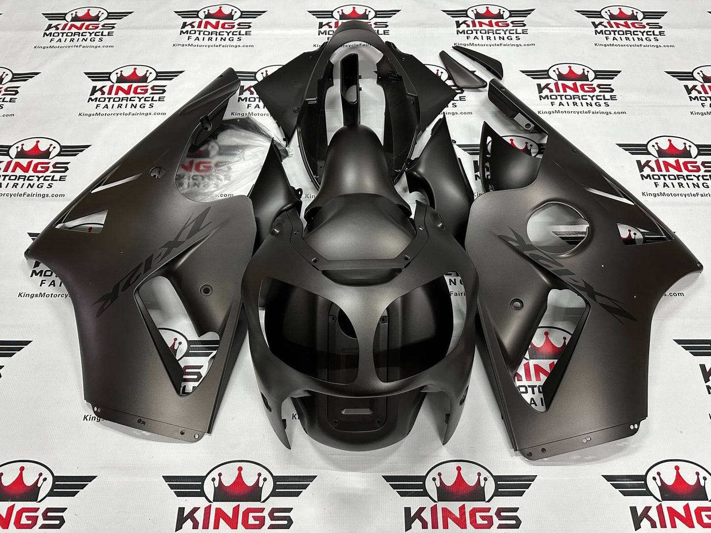 Kawasaki ZX-12R Fairing Kit (2000-2001) Matte Gray at KingsMotorcycleFairings.com