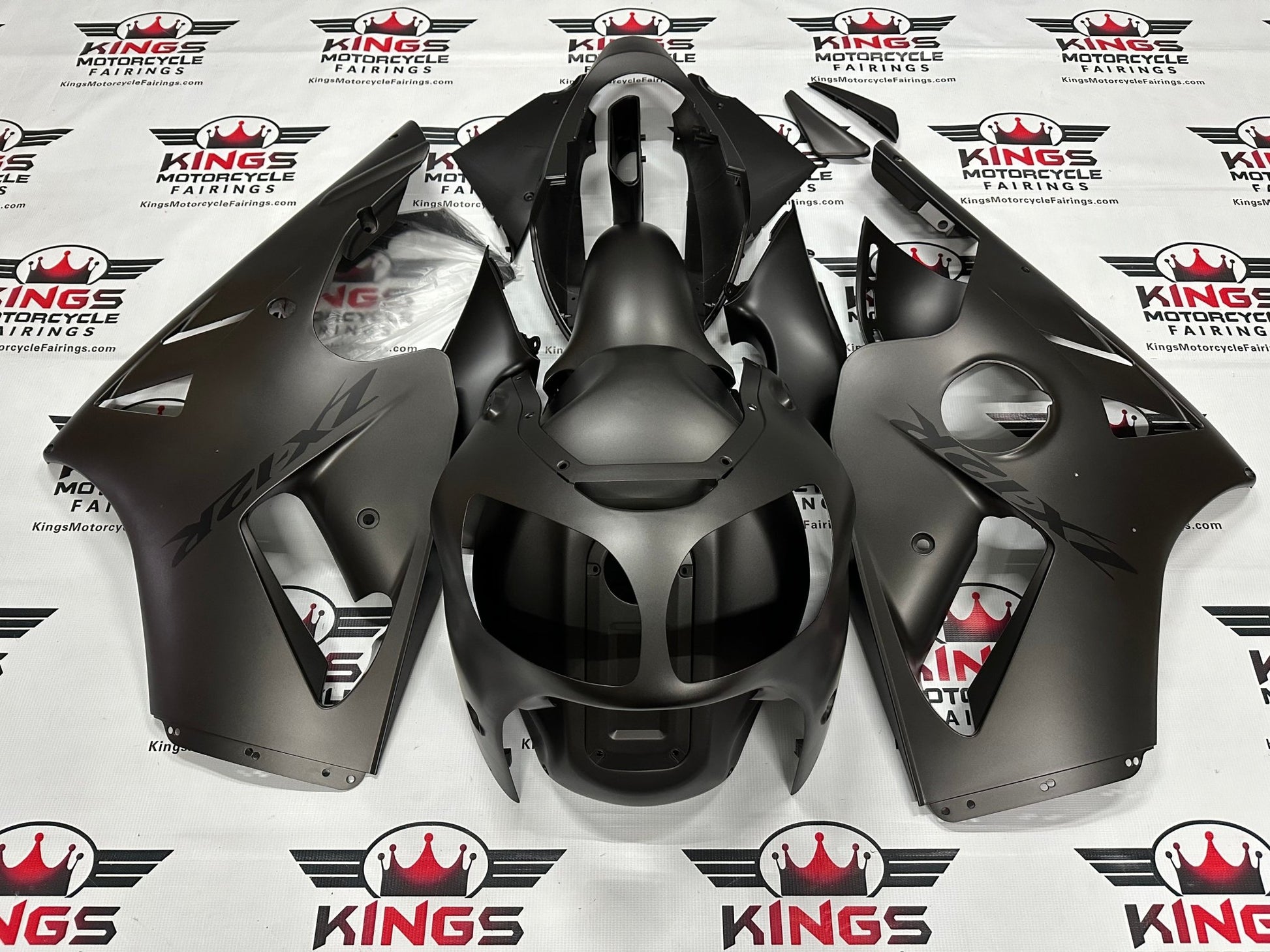 Kawasaki ZX-12R Fairing Kit (2000-2001) Matte Gray at KingsMotorcycleFairings.com