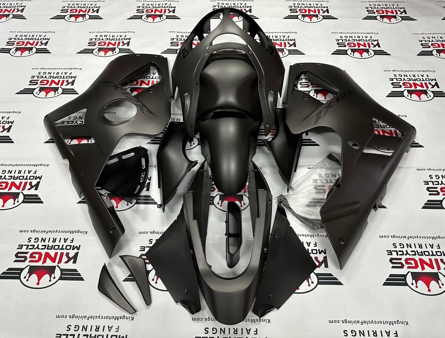 Kawasaki ZX12R Fairing Kit (2000-2001) Matte Gray at KingsMotorcycleFairings.com