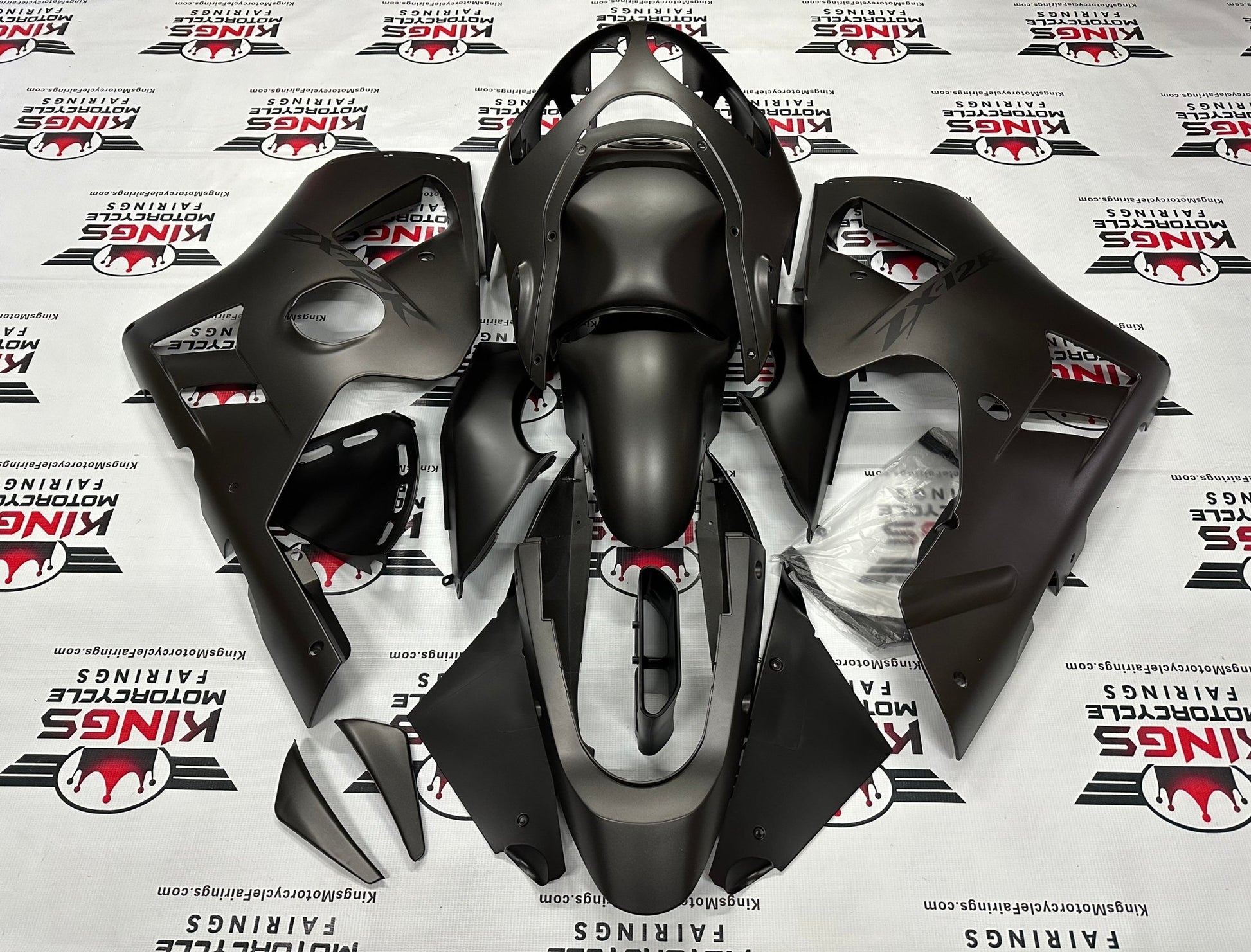 Kawasaki ZX12R Fairing Kit (2000-2001) Matte Gray at KingsMotorcycleFairings.com