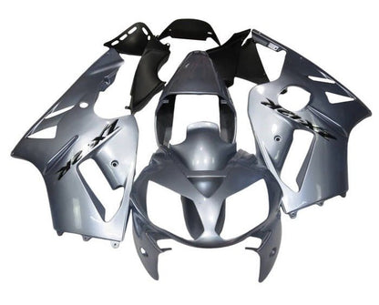 Kawasaki Ninja ZX12R Fairings (2000-2001) Silver at KingsMotorcycleFairings.com