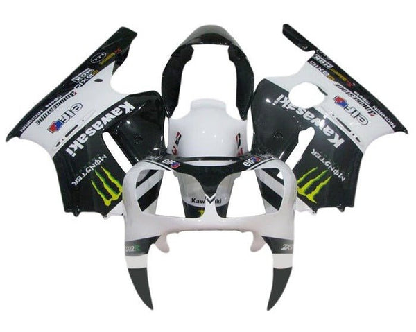 Kawasaki ZX12R Fairings (2000-2001) White, Black, Monster at KingsMotorcycleFairings.com