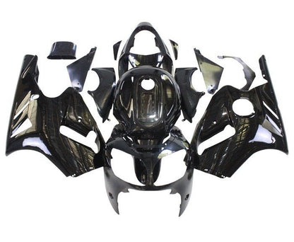 Kawasaki Ninja ZX12R Fairings (2002-2006) Gloss Black at KingsMotorcycleFairings.com