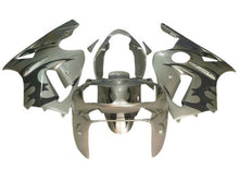 Kawasaki ZX12R Fairings (2002-2006) Silver, Black Tribal at KingsMotorcycleFairings.com