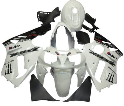 Kawasaki ZX12R Fairings (2002-2006) White Monster at KingsMotorcycleFairings.com