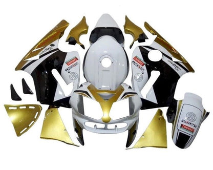 Kawasaki ZX12R Fairings (2002-2006) White, Gold, Black at KingsMotorcycleFairings.com