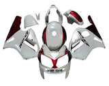 Kawasaki ZX12R Fairings (2002-2006) White, Silver, Red at KingsMotorcycleFairings.com