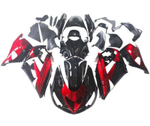 Kawasaki ZX-14R Fairings (2006-2011) Black, Dark Red at KingsMotorcycleFairings.com