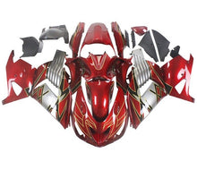 Kawasaki ZX14R Fairings (2006-2011) Dark Red, Silver, Black, Yellow at KingsMotorcycleFairings.com