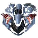 Kawasaki ZX14R Fairings (2012-2024) Blue Gray, Black, Red at KingsMotorcycleFairings.com