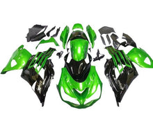 Kawasaki ZX-14R Fairings (2012-2024) Gloss Green, Black at KingsMotorcycleFairings.com