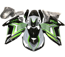Kawasaki ZX-14R Fairings (2012-2024) Gray, Green, Black at KingsMotorcycleFairings.com