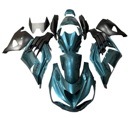 Kawasaki ZX-14R Fairings (2012-2024) Metallic Teal Blue at KingsMotorcycleFairings.com