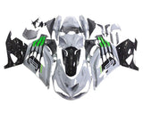 Kawasaki ZX14R Fairings (2012-2024) Nardo Gray, Black, Green at KingsMotorcycleFairings.com