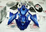 Kawasaki ZX4R Fairing Kit (2019-2025) Matte Blue, White, Black at KingsMotorcycleFairings.com