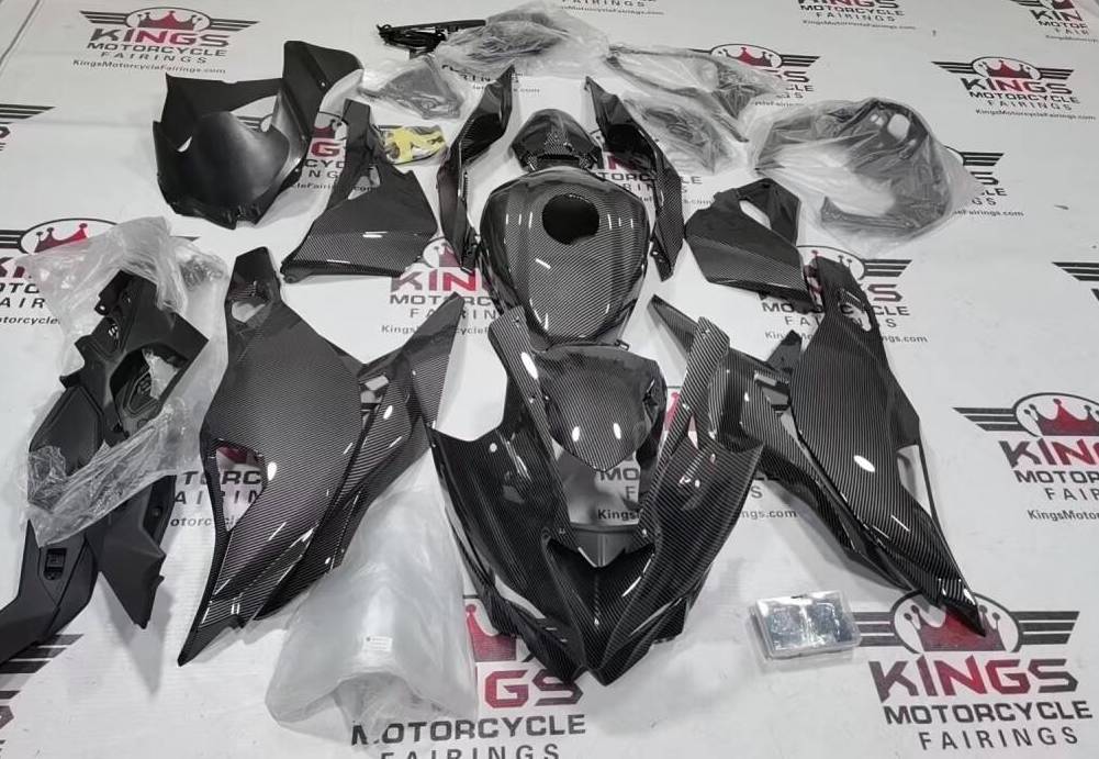 Kawasaki ZX4R Fairings (2019-2025) Carbon Fiber Style from KingsMotorcycleFairings.com
