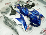 Kawasaki ZX4R Fairings (2019-2025) Matte Blue, White, Black at KingsMotorcycleFairings.com
