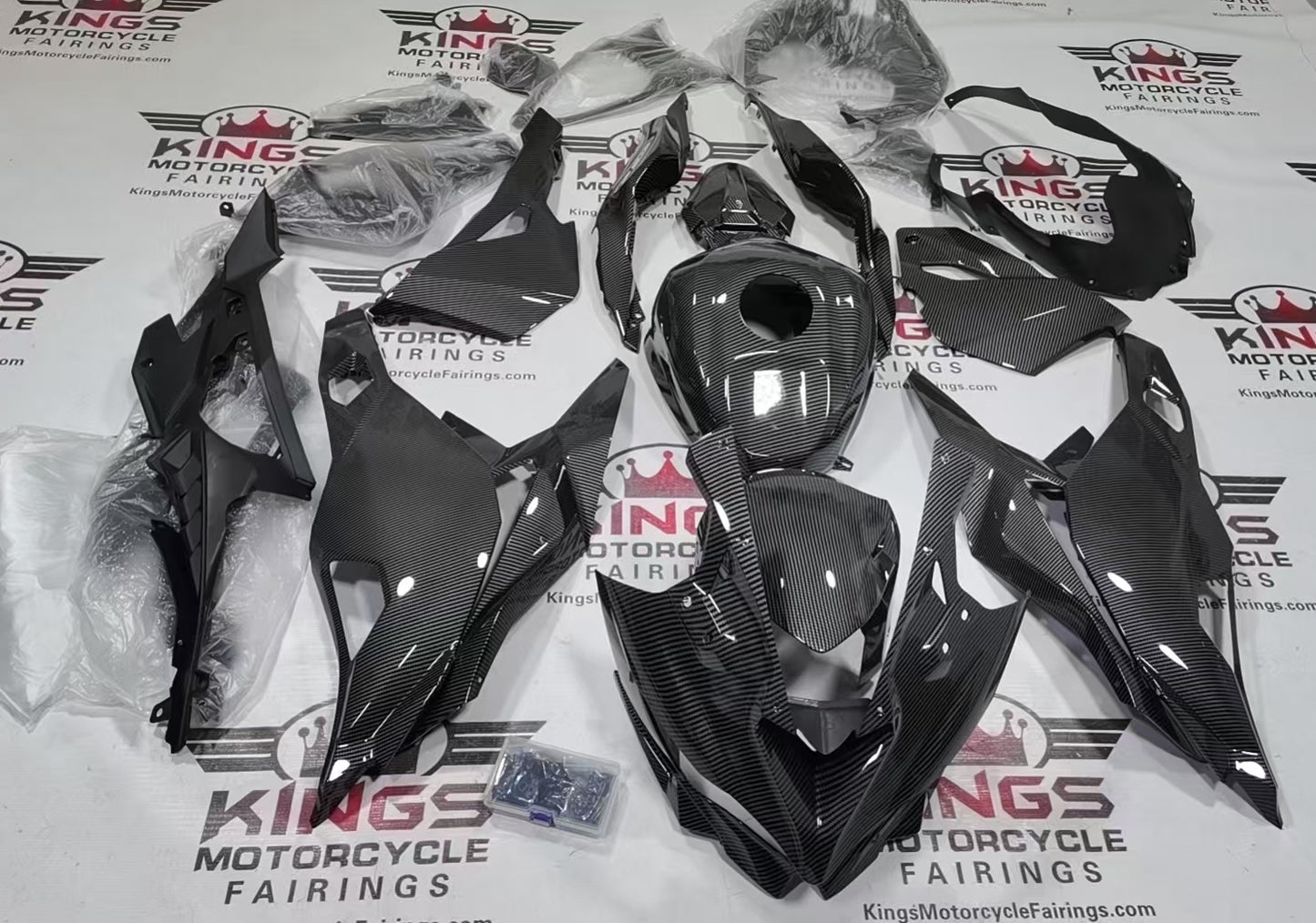 Kawasaki ZX4RR Fairings (2019-2025) All Faux Carbon Fiber at KingsMotorcycleFairings.com