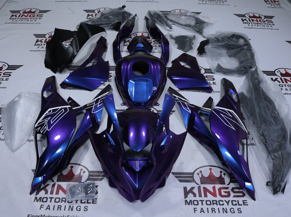 Kawasaki ZX4RR Fairings (2019-2025) Blue, Purple Chameleon at KingsMotorcycleFairings.com