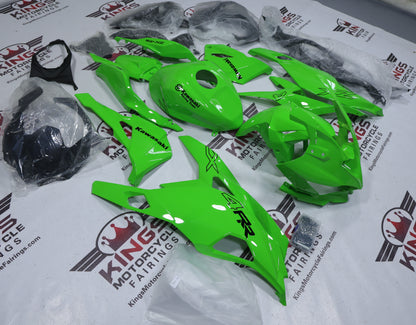 Kawasaki ZX4RR Fairings (2019-2025) Green KRT from KingsMotorcycleFairings.com