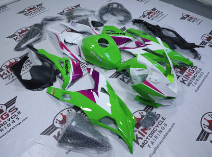 Kawasaki ZX4RR Fairings (2019-2025) Green, White, Pink from KingsMotorcycleFairings.com