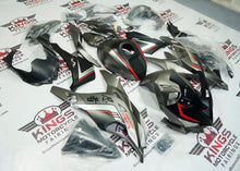 Kawasaki ZX4RR Fairings (2019-2025) Matte Black, Silver, Red, Kanji by KingsMotorcycleFairings.com