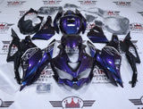Kawasaki ZX4RR Fairings (2019-2025) Purple, Blue Chameleon, White at KingsMotorcycleFairings.com