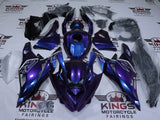 Kawasaki ZX4RR Fairings (2019-2025) Purple, Blue Chameleon at KingsMotorcycleFairings.com