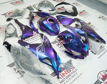 Kawasaki ZX4RR Fairings (2019-2025) Purple, Blue Fade by KingsMotorcycleFairings.com