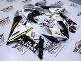Kawasaki ZX6R 636 Fairing Kit (2005-2006) White, Black, Gold Stripe Playboy at KingsMotorcycleFairings.com
