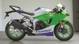 Kawasaki ZX6R 636 Fairing Kit (2024-2025) Green, White, Blue at KingsMotorcycleFairings.com