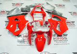 Kawasaki ZX6R 636 Fairings (2000-2002) Red Gloss, Black at KingsMotorcycleFairings.com