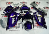 Kawasaki ZX6R 636 Fairings (2003-2004) Purple, Gold, Black, White at KingsMotorcycleFairings.com