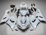 Kawasaki ZX6R 636 Fairings (2005-2006) All White at KingsMotorcycleFairings.com