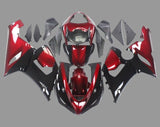 Kawasaki Ninja ZX6R 636 Fairings (2005-2006) Black, Dark Red at KingsMotorcycleFairings.com
