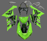 Kawasaki ZX6R 636 Fairings (2005-2006) Green, Black, Castrol at KingsMotorcycleFairings.com