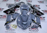 Kawasaki ZX6R 636 Fairings (2005-2006) Nardo Gray, Black, White at KingsMotorcycleFairings.com