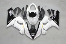 Kawasaki ZX6R 636 Fairings (2005-2006) White, Black, Gold at KingsMotorcycleFairings.com