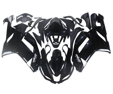 Kawasaki ZX6R 636 Fairings (2007-2008) Black at KingsMotorcycleFairings.com