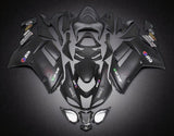 Kawasaki ZX6R 636 Fairings (2007-2008) Matte Black, Elf at KingsMotorcycleFairings.com
