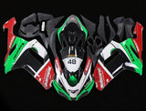 Kawasaki ZX6R 636 Fairings (2007-2008) Red, Green, Black, White Motocard at KingsMotorcycleFairings.com