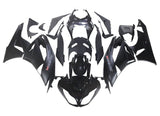 Kawasaki ZX6R 636 Fairings (2009-2012) Black Gloss, Matte Black at KingsMotorcycleFairings.com