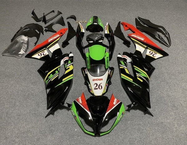 Kawasaki ZX6R 636 Fairings (2009-2012) Black, Green, Yellow, Red, White at KingsMotorcycleFairings.com