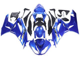 Kawasaki ZX6R 636 Fairings (2009-2012) Blue, Black, Gold at KingsMotorcycleFairings.com
