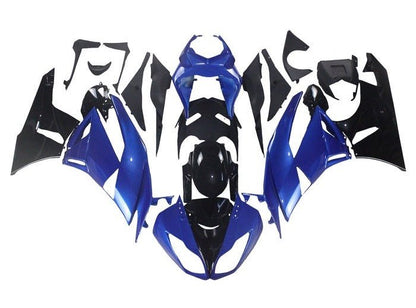 Kawasaki ZX6R 636 Fairings (2009-2012) Blue, Black at KingsMotorcycleFairings.com
