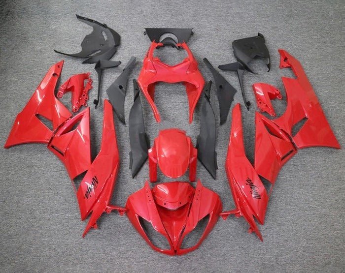 Kawasaki Ninja ZX6R 636 Fairings (2009-2012) Red at KingsMotorcycleFairings.com