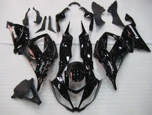 Kawasaki ZX6R Fairings (2013-2018) Black Gloss at KingsMotorcycleFairings.com
