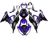 Kawasaki ZX6R 636 Fairings (2013-2018) Blue, Black, White at KingsMotorcycleFairings.com