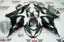 Kawasaki ZX6R 636 Fairings (2013-2018) Matte Black, Black, Silver at KingsMotorcycleFairings.com