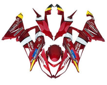 Kawasaki ZX6R 636 Fairings (2013-2018) Red, White, Yellow at KingsMotorcycleFairings.com